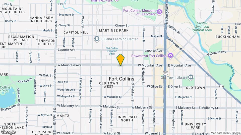 501 W Mountain Ave Map and Location Details