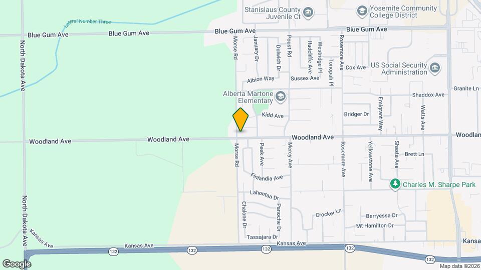 2825 Woodland Ave Mapa y Detalles de la Ubicación