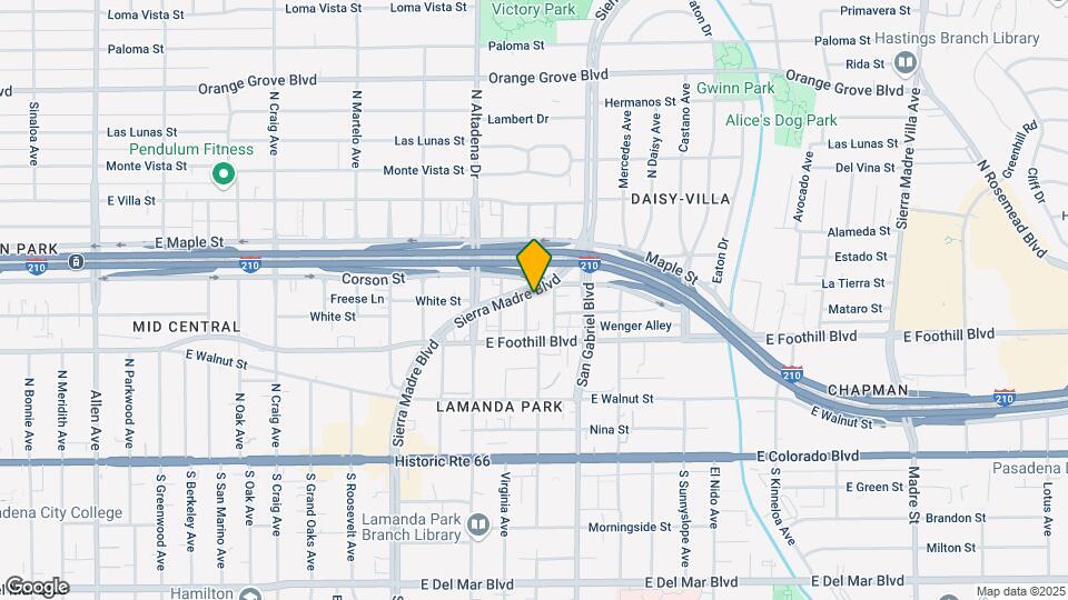 288 Bella Vista Ave Map and Location Details