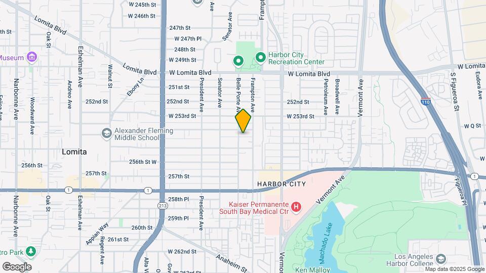 25412 Belle Porte Ave Map and Location Details