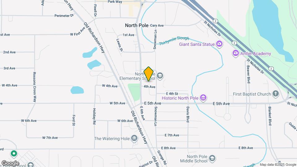 350 S Santa Claus Ln Map and Location Details