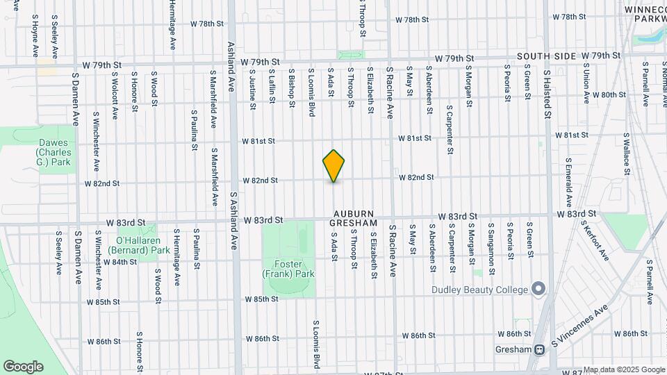 8723 S Racine Ave Map and Location Details