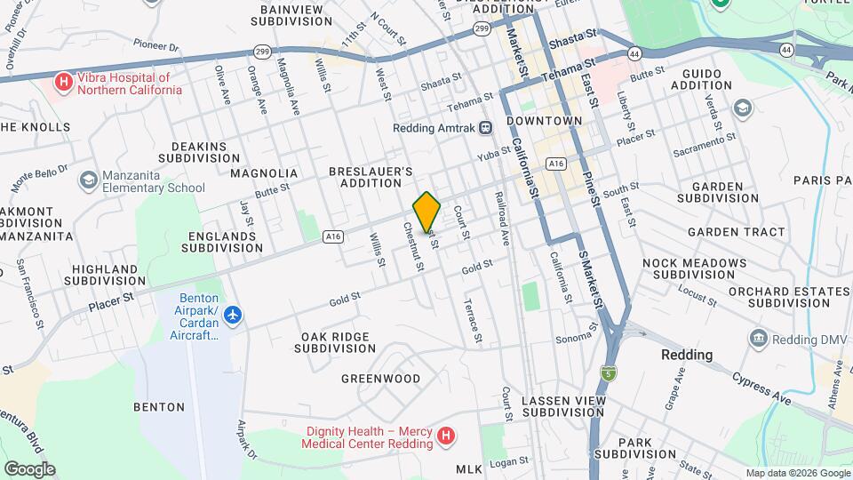 1800 West St Map and Location Details