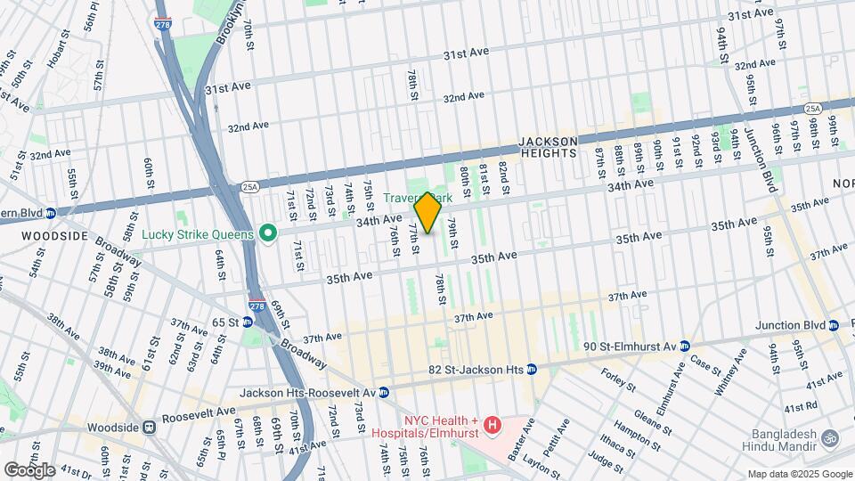 34-20 78th St Map and Location Details