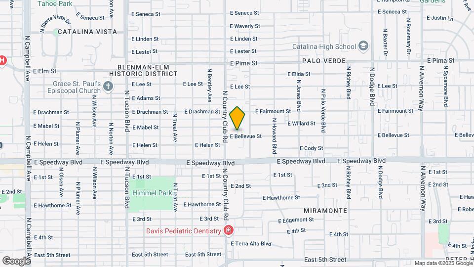 3115-3121 E Bellevue St Mapa y Detalles de la Ubicación