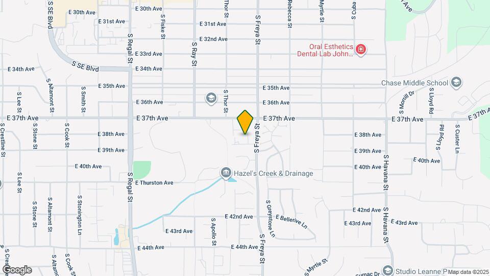 3822 S Alder Dr Map and Location Details