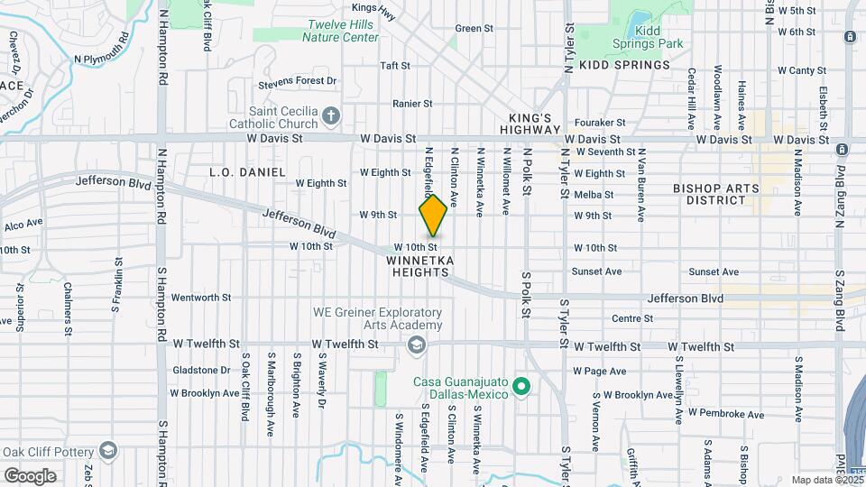 100 N Edgefield Ave Map and Location Details