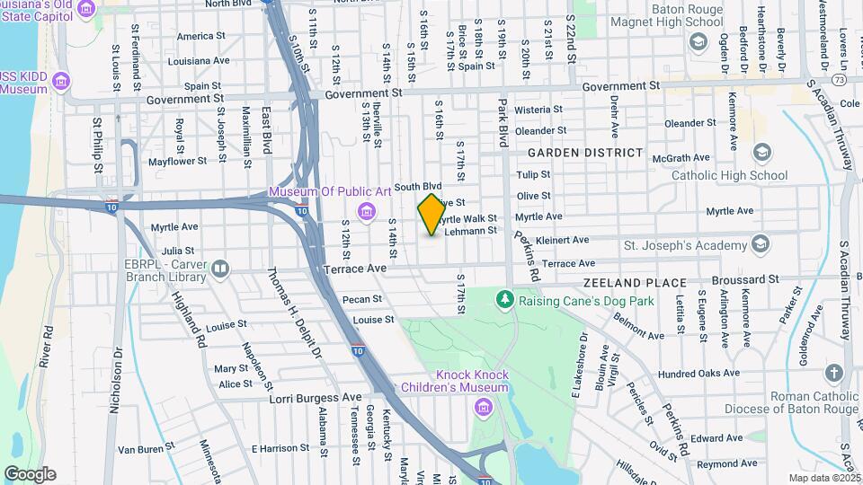 1155 S 15th St Map and Location Details