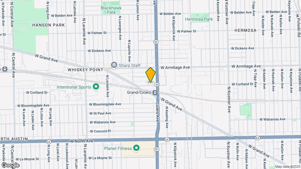 4810 W Cortland St Mapa y Detalles de la Ubicación