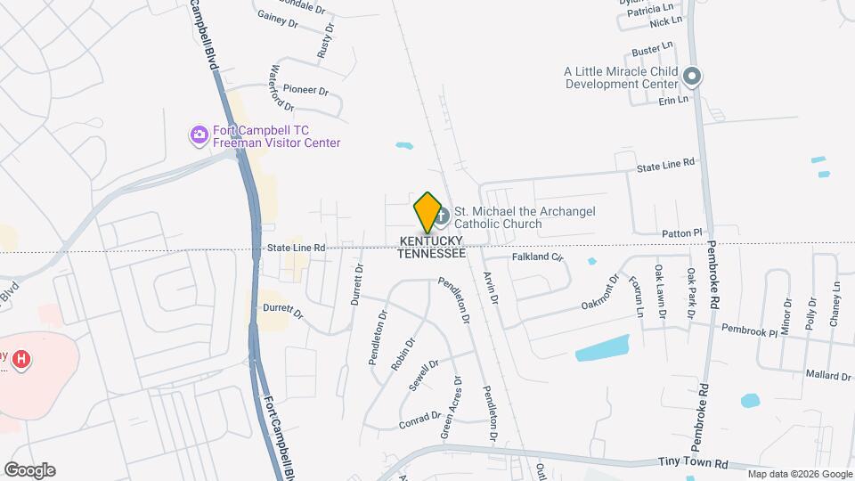 285 State Line Rd Map and Location Details