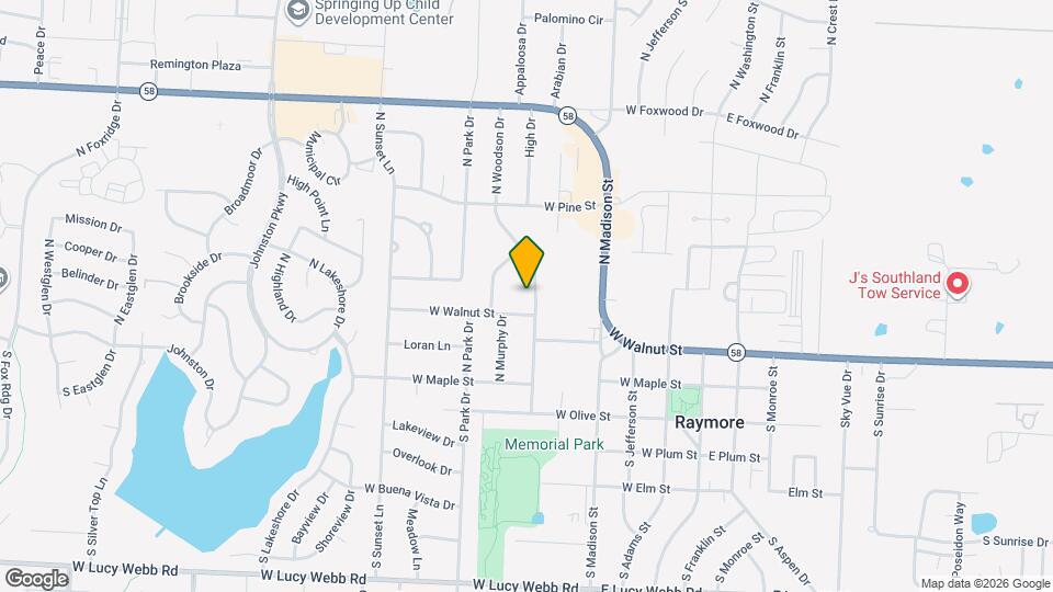 204 N Woodson Dr Map and Location Details