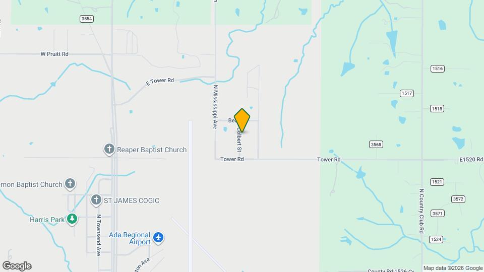 3400 Colbert St Map and Location Details