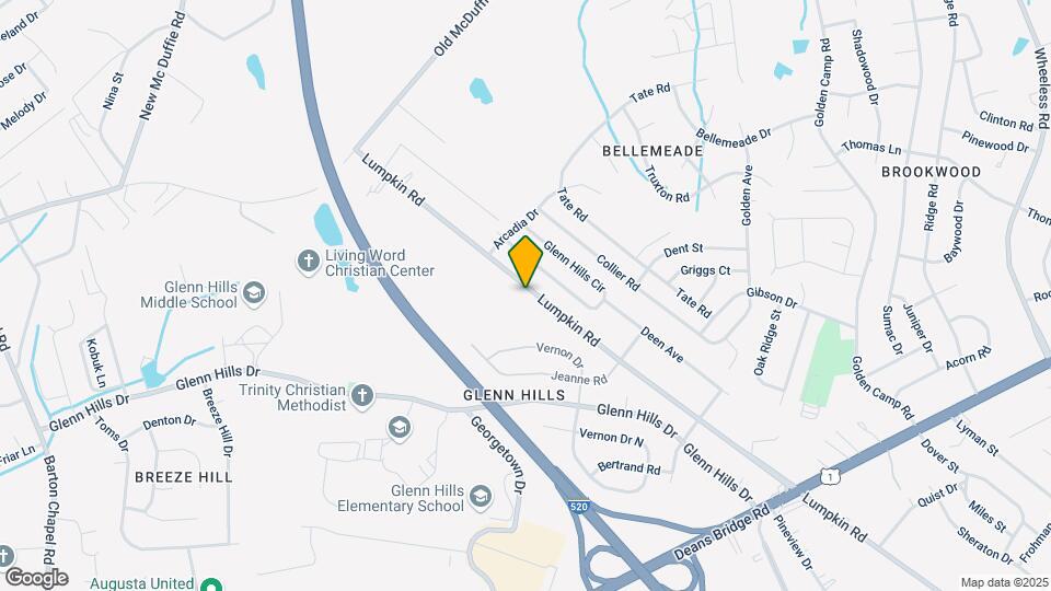 2832 Lumpkin Rd Map and Location Details