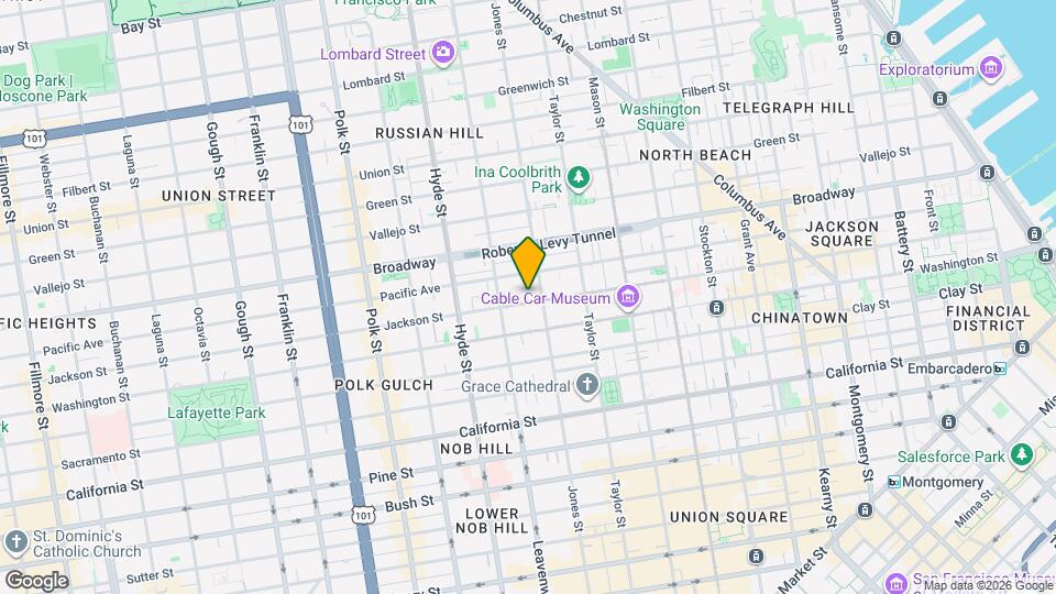 1230 Jackson Map and Location Details