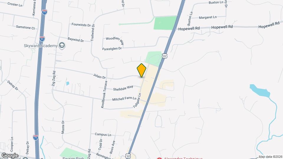 9949 Tollgate Ln Map and Location Details