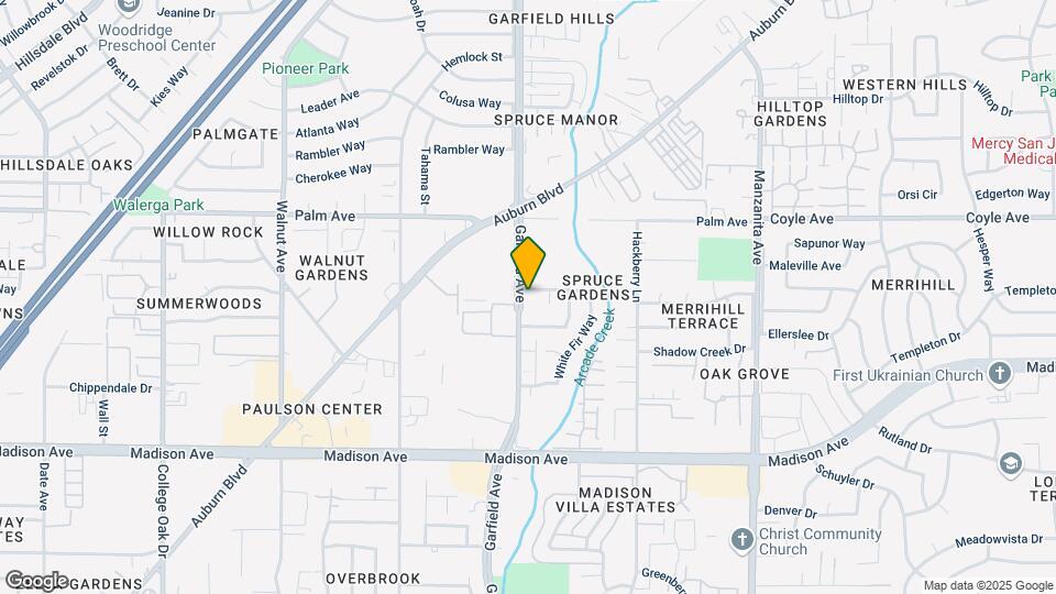 5434 Garfield Ave Map and Location Details