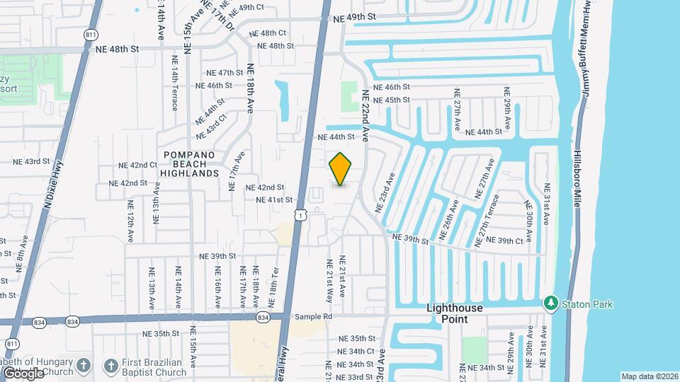 4111 NE 21st Way Map and Location Details