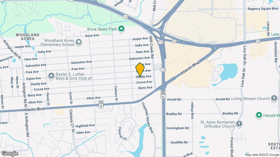 8950 Dandy Ave Map and Location Details