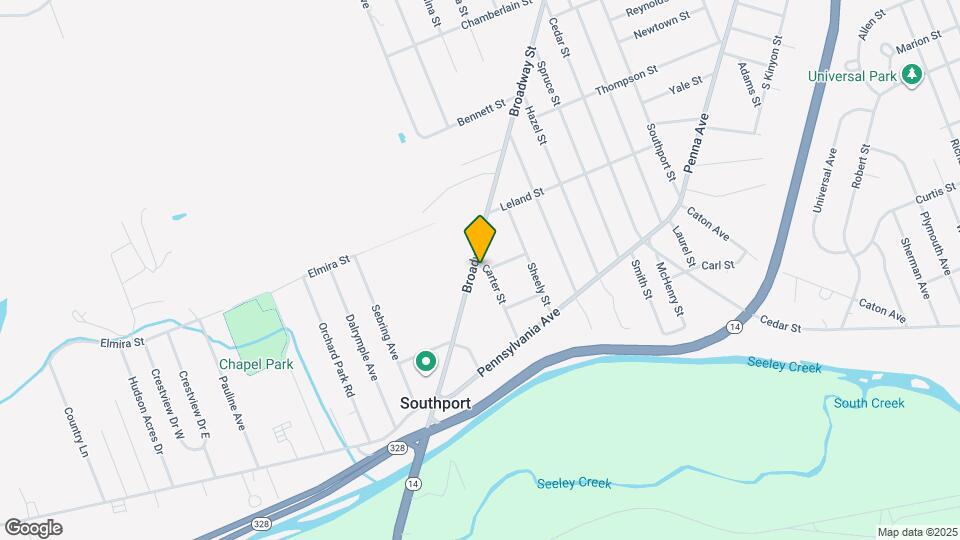 1101 Broadway St Map and Location Details