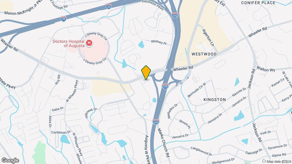 Augusta Apartment Guide Map and Location Details