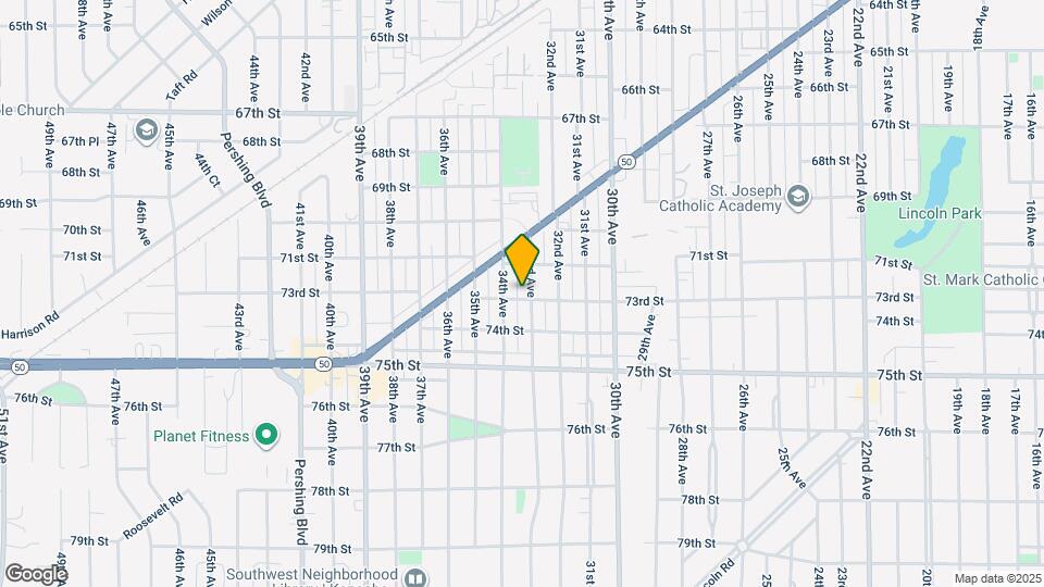 7208 33rd Ave Map and Location Details
