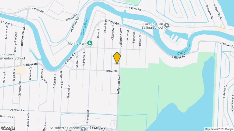 39443 Jefferson Ave Map and Location Details