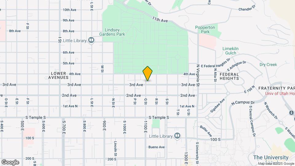 1005 E 3rd Ave Mapa y Detalles de la Ubicación