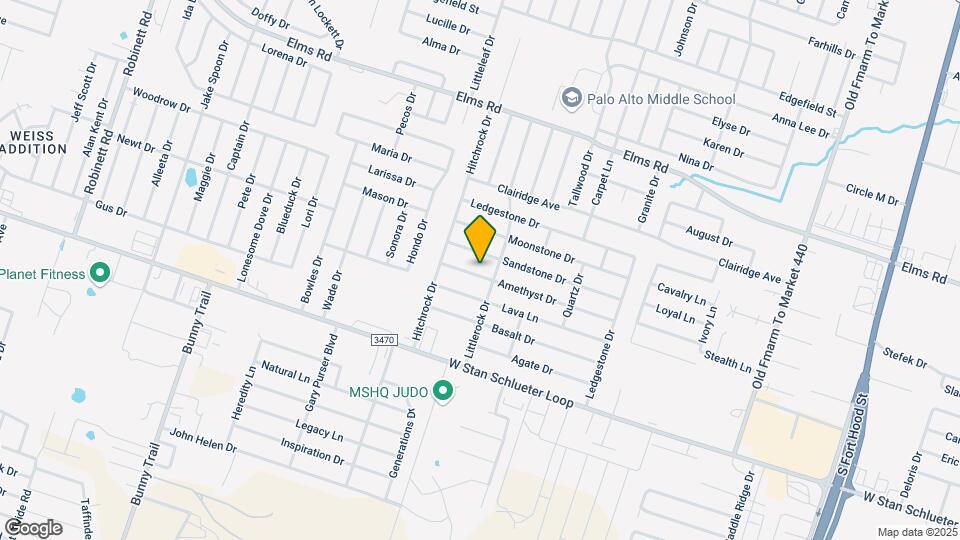 2305 Amethyst Dr Map and Location Details