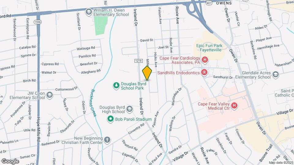 900 Miller Ave Map and Location Details