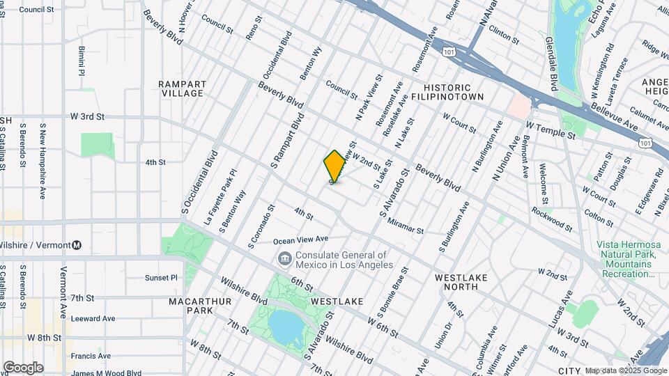 2335 Miramar St Map and Location Details