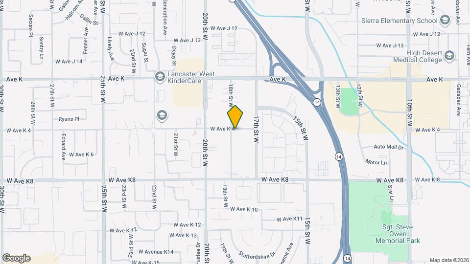 43356 18th St W Mapa y Detalles de la Ubicación