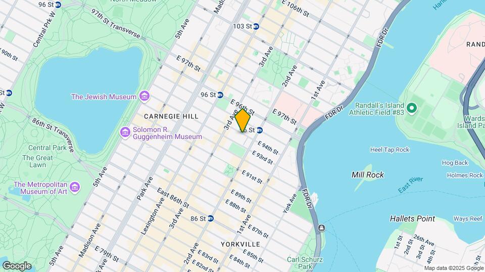 238 E 94th St Map and Location Details