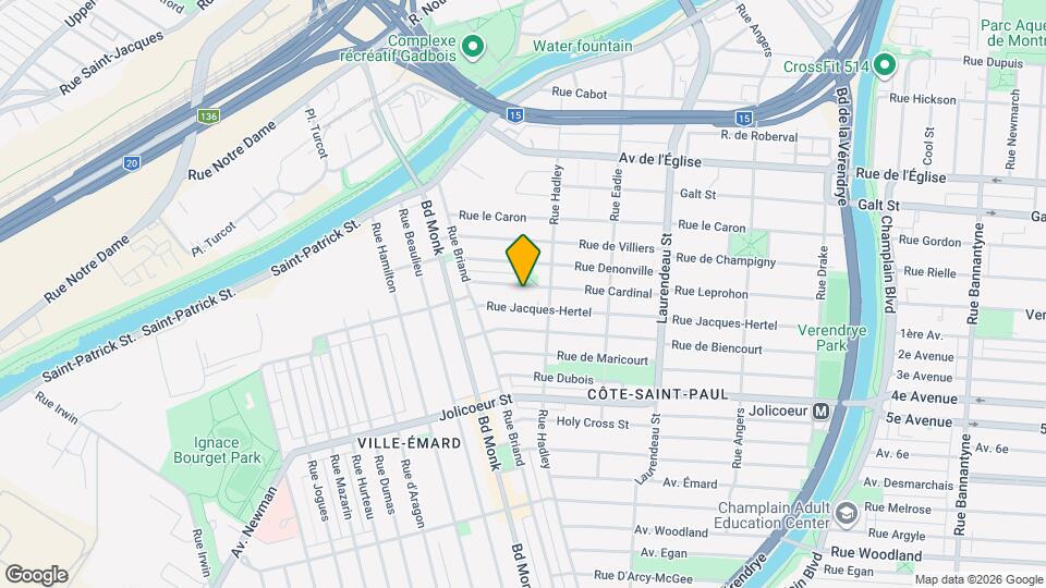 2152 Cardinal Rue Map and Location Details