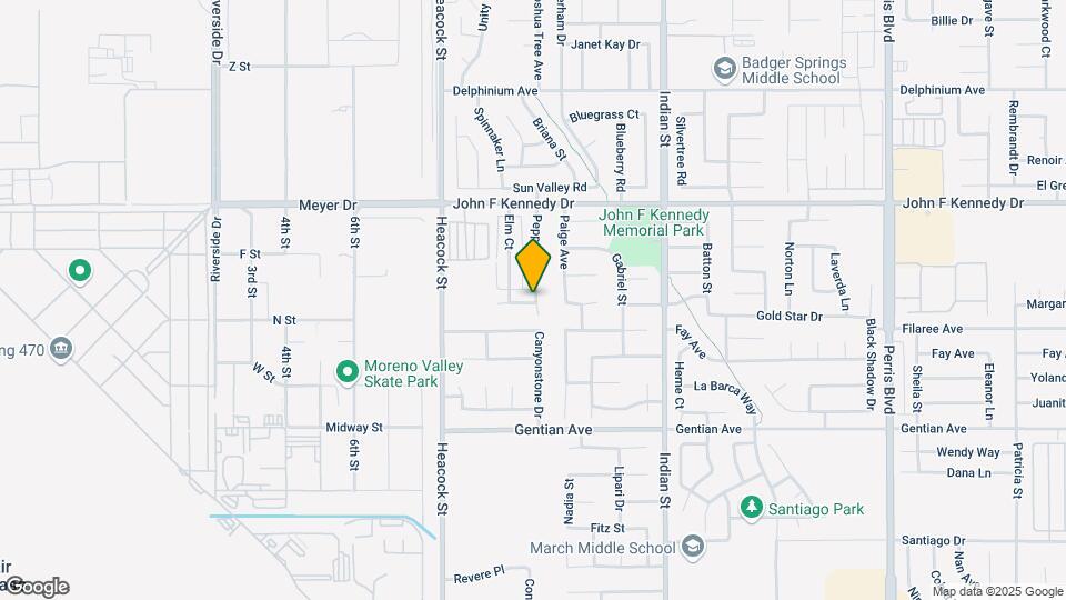 24218 Clover Ave Map and Location Details
