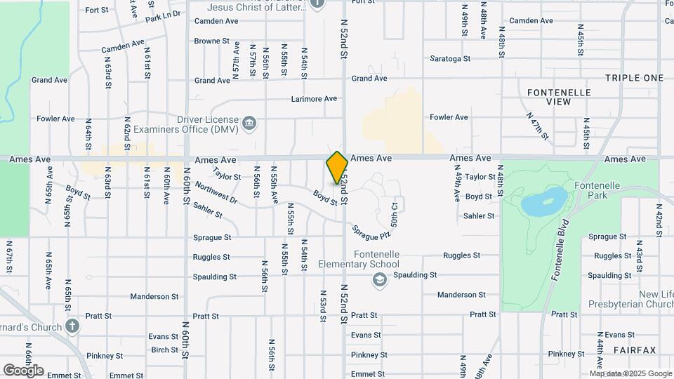 4314 N 52nd St Map and Location Details