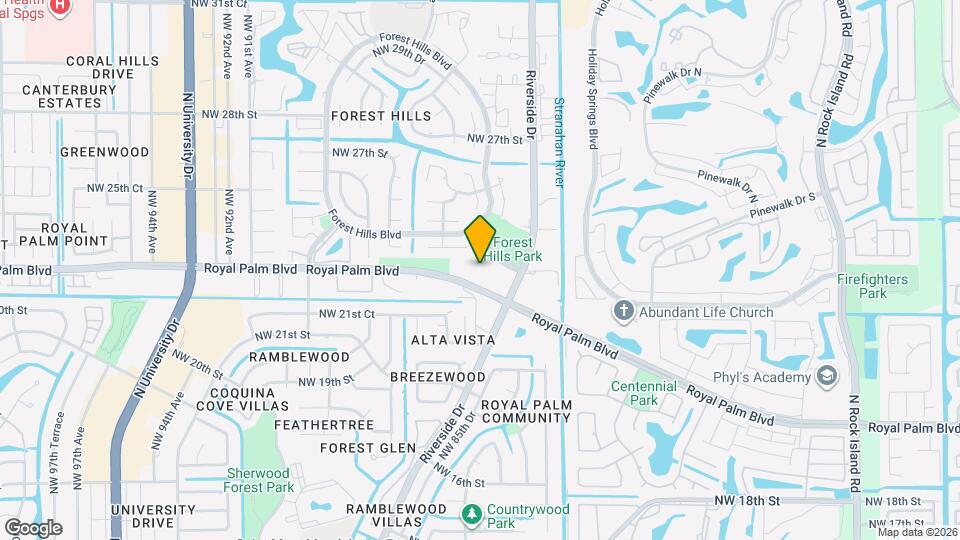 8305 Royal Palm Blvd Map and Location Details