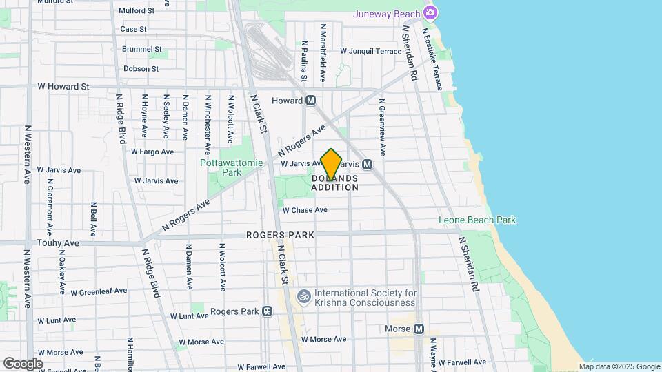 1624 W Sherwin Ave Map and Location Details