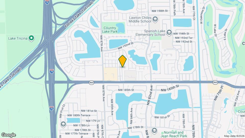18751 NW 84th Pl., Unit 5055 Map and Location Details