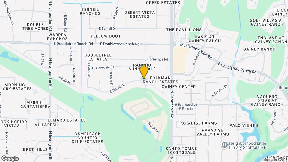 6954 E Caballo Dr Map and Location Details