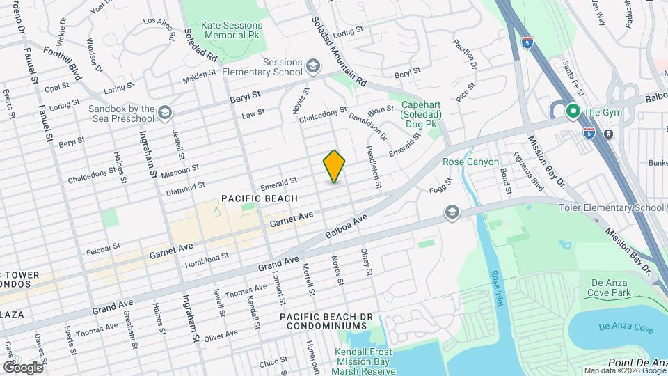 2148 Felspar St, Unit 2148 Map and Location Details
