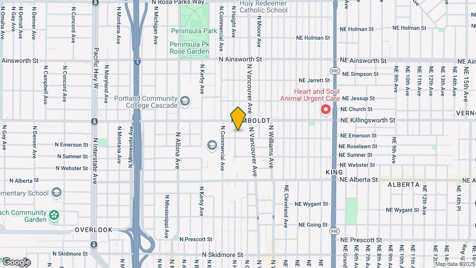 325 N Emerson St-Unit -Unit E Map and Location Details