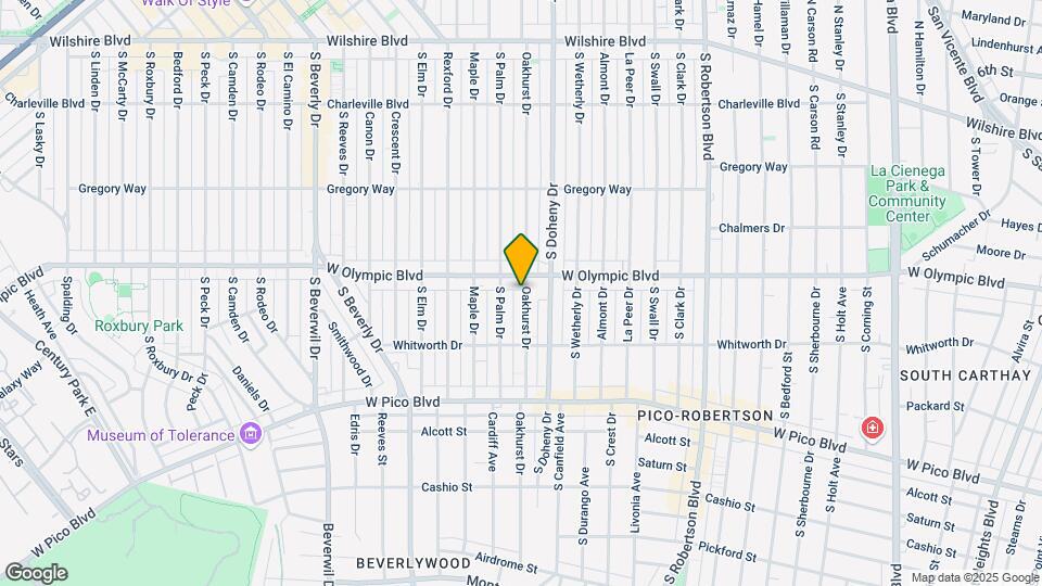 419 S Oakhurst Dr Map and Location Details