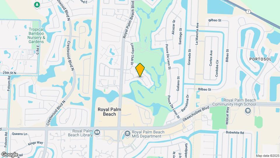 1405 Palm Beach Trace Dr Map and Location Details