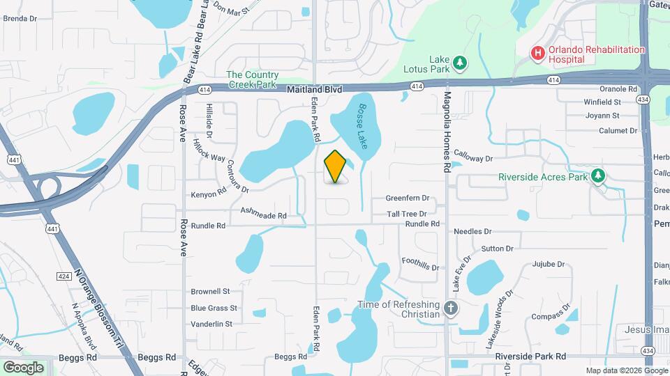 4654 Park Eden Cir Mapa y Detalles de la Ubicación