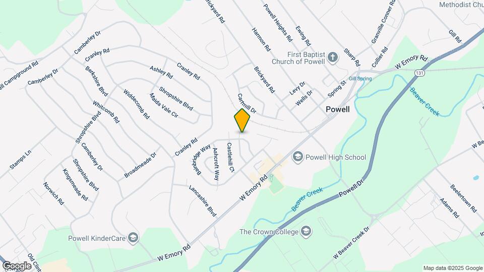 7800 Branford Ct Map and Location Details