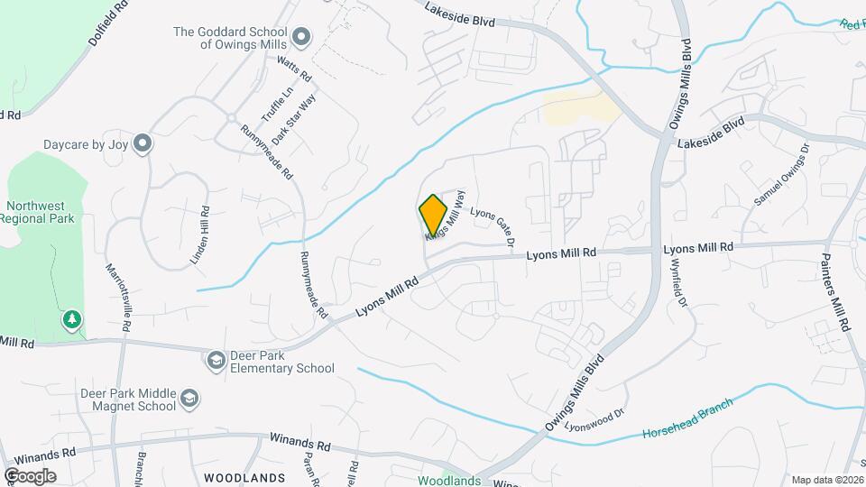 4605 Kings Mill Way Map and Location Details