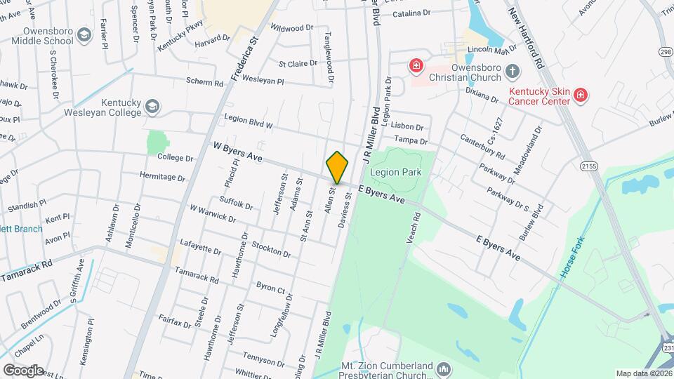 3205 Allen St Map and Location Details