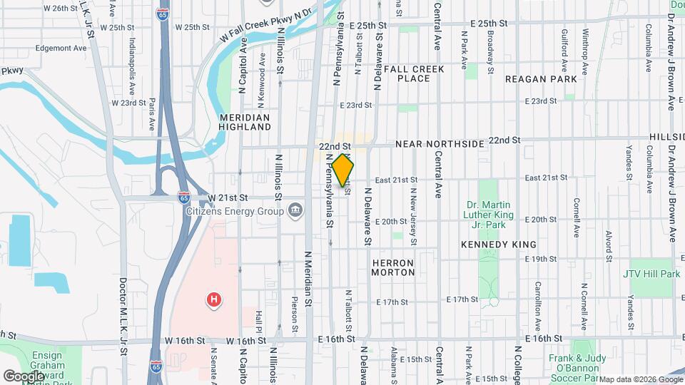 2106 N Talbott St Mapa y Detalles de la Ubicación