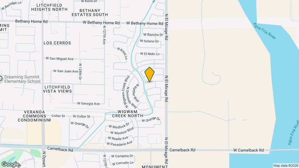 12425 W Missouri Ave Map and Location Details