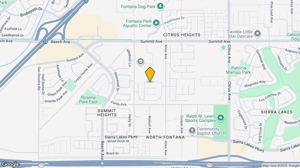 15601 N Peak Ln Map and Location Details